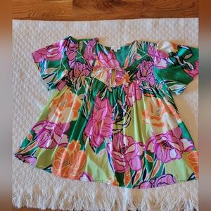 Women's Oddi Floral Top - Multicolor